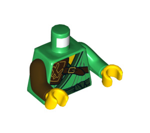 LEGO Grønn Minifigur Overkropp (973 / 76382)