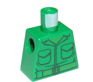 LEGO Green Minifig Torso without Arms with Decoration (973)