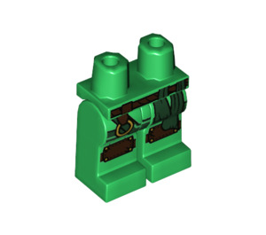LEGO Vert Minifigure Hanches et jambes avec Knee Pads (3815 / 51540)