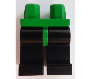 LEGO Grün Minifigure Hüften mit Schwarz Beine (73200 / 88584)