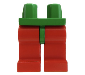 LEGO Vihreä Minihahmo Lonkat jossa Punainen Jalat (73200 / 88584)