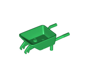 LEGO Vert Minifigure Wheelbarrow Corps (65411 / 98288)