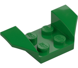 LEGO Green Mudguard Plate 2 x 2 with Flared Wheel Arches (41854)