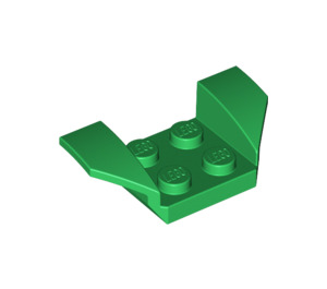 LEGO Green Mudguard Plate 2 x 2 with Flared Wheel Arches (41854)