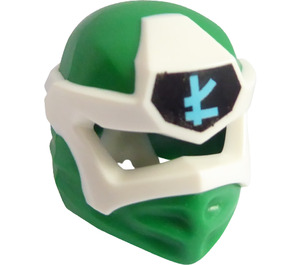 LEGO Green Ninjago Wrap with White Mask with Lloyd Ninjago Logogram