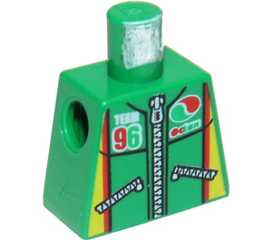 LEGO Groen Octan Team 96 City Torso zonder armen (973)