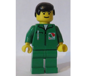 LEGO Grøn Octan Worker Minifigur