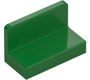 LEGO Green Panel 1 x 2 x 1 with Square Corners (4865 / 30010)