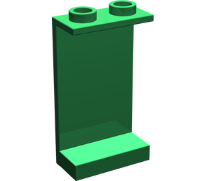 LEGO Groen Paneel 1 x 2 x 3 zonder zijsteunen, holle noppen (2362 / 30009)