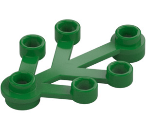 LEGO Groen Plant Bladeren 4 x 3 (2423)