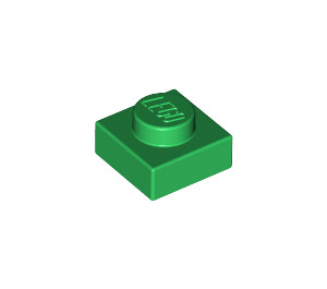 LEGO Grün Platte 1 x 1 (3024 / 30008)
