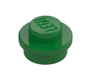 LEGO Vert assiette 1 x 1 Rond (6141 / 30057)