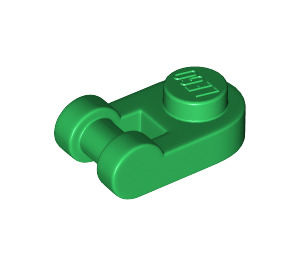 LEGO Vert assiette 1 x 1 Rond avec Manipuler (26047)