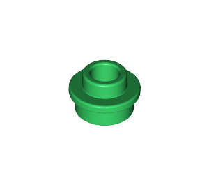 LEGO Green Plate 1 x 1 Round with Open Stud (28626 / 85861)