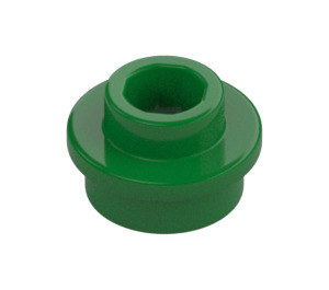 LEGO Groen Plaat 1 x 1 Rond met Open nop (28626 / 85861)