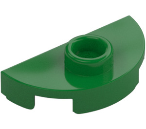 LEGO Green Plate 1 x 2 Round Semicircle (1745)