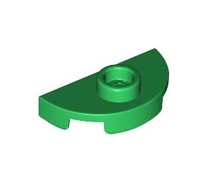 LEGO Green Plate 1 x 2 Round Semicircle (1745)