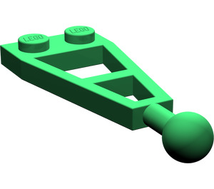 LEGO Green Plate 1 x 2 Triangle with Ball Joint (2508)