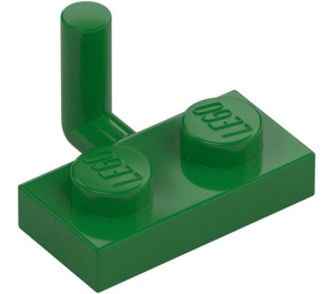 LEGO Green Plate 1 x 2 with Hook (5mm Horizontal Arm) (43876 / 88072)