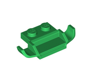 LEGO Vert assiette 1 x 2 avec Racer Grille (50949)