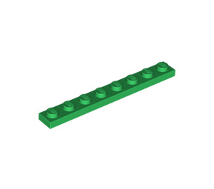 LEGO Green Plate 1 x 8 (3460)