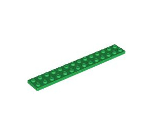 LEGO Green Plate 2 x 14 (91988)