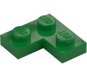 LEGO Grün Platte 2 x 2 Ecke (2420)