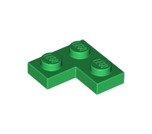 LEGO Vert assiette 2 x 2 Coin (2420)