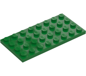 LEGO Green Plate 4 x 8 (3035)