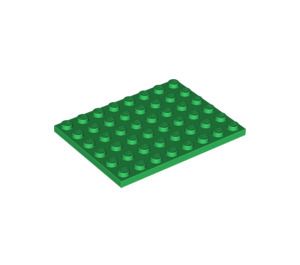 LEGO Vert assiette 6 x 8 (3036)