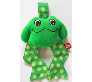 LEGO Green Primo hanging Frog (cloth rattle)