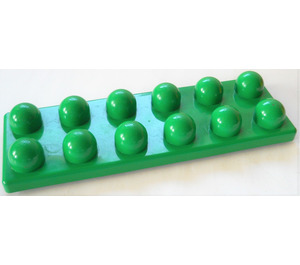 LEGO Green Primo Plate 6 x 2 x 1/2 (31133)