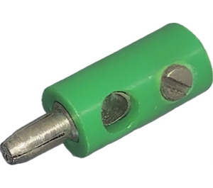 LEGO Green Prong Electric Connector with 2 Plug Holes