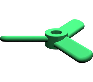 LEGO Green Propeller 3 Blade 4 Diameter (2421 / 28969)