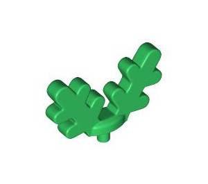 LEGO Green Reindeer Antlers with Small Pin (1613)