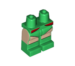 LEGO Grün Robin Minifigure Hüften und Beine (3815 / 26429)