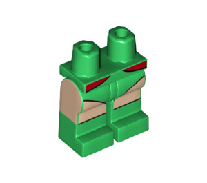 LEGO Vihreä Robin jossa Vihreä Boots Minihahmo Lantio ja jalat (3815 / 26429)