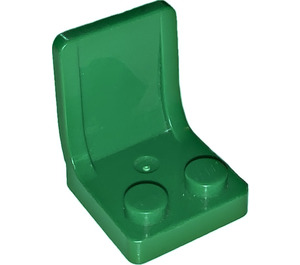 LEGO Verde Sedile 2 x 2 con segno di colata sul sedile (4079)