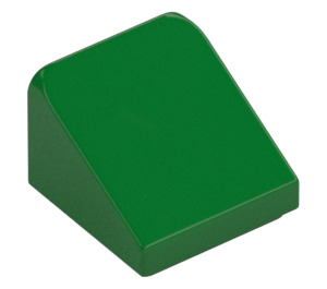 LEGO Verde Con pendiente 1 x 1 (31°) (50746 / 54200)