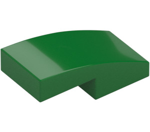 LEGO Green Slope 1 x 2 Curved (11477)