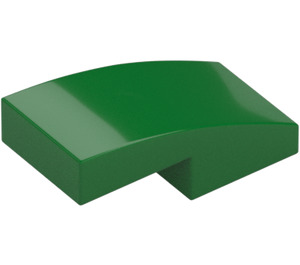 LEGO Green Slope 1 x 2 Curved (3593 / 11477)