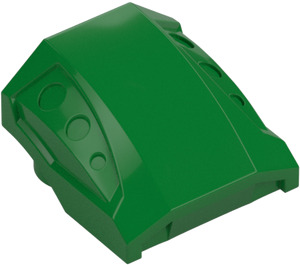 LEGO Verde Pendenza 1 x 2 x 2 Curvo con Dimples (44675)