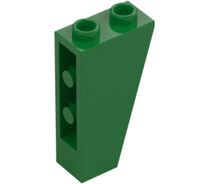 LEGO Green Slope 1 x 2 x 3 (75°) Inverted (2449)