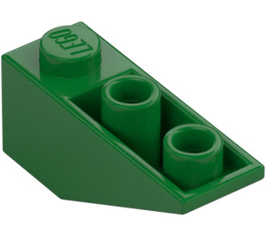 LEGO Green Slope 1 x 3 (25°) Inverted (4287)