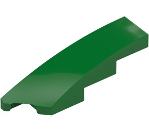 LEGO Groen Helling 1 x 4 Hoekig Links (5415)