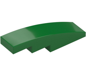 LEGO Green Slope 1 x 4 Curved (11153 / 61678)