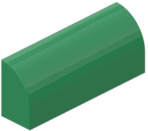 LEGO Green Slope 1 x 4 Curved (6191 / 10314)