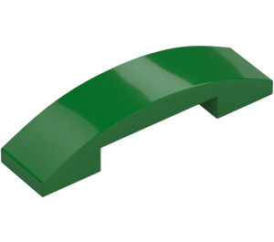 LEGO Green Slope 1 x 4 Curved Double (93273)