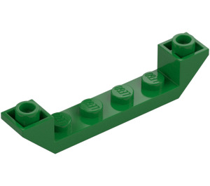 LEGO Green Slope 1 x 6 (45°) Double Inverted with Open Center (52501)