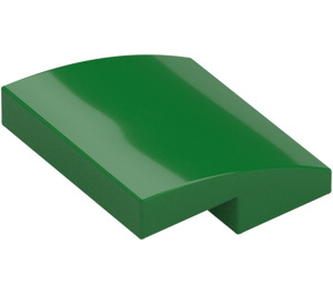 LEGO Green Slope 2 x 2 Curved (15068)